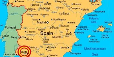 Seville-Španjolska kartica